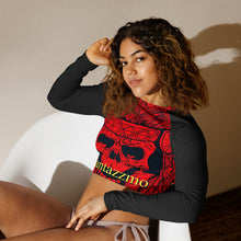 Load image into Gallery viewer, Fantazzmo Ladies long-sleeve crop top
